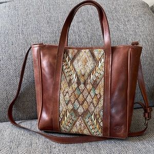 Bonhomia The Zoe Tote Brown Leather Bag